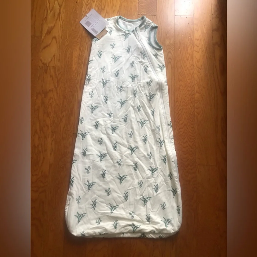 Kyte Baby 0.5 TOG Bamboo Sleep Bag - Eucalyptus NWT